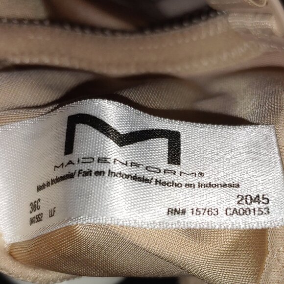 Madenform All over Solutions Shapewear Bodysuit Size 36 C Tan - Picture 6 of 7